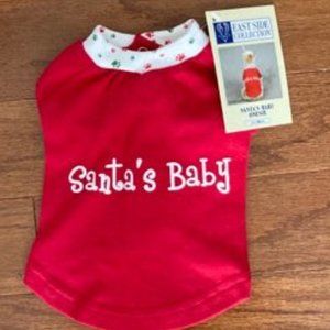 East Side Collection Santa's Baby Dog Onesie